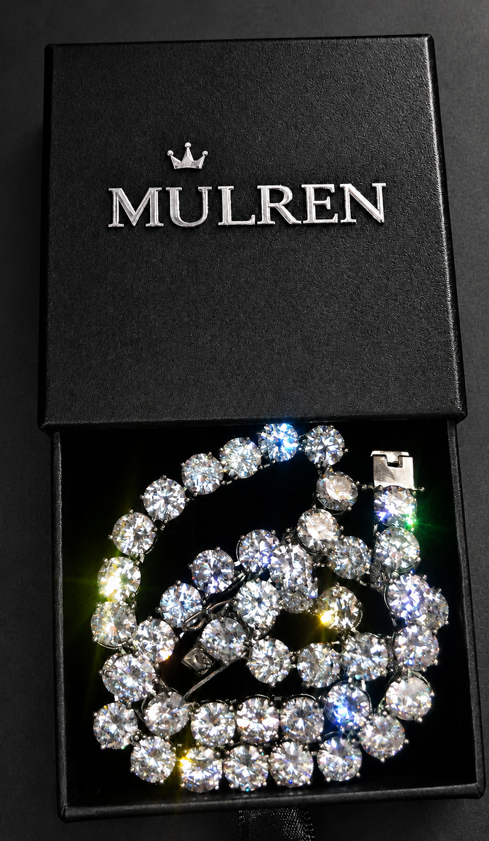 שרשרת טניס Moissanite יוקרתית – ברק עוצמתי | צבע D, ניקיון VVS – תמונה 2