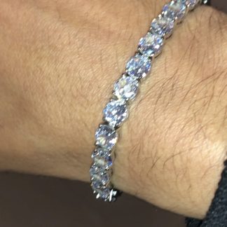 צמיד טניס משובץ CZ